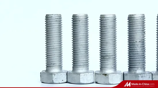 Carbon Steel Grade 4.8 8.8 10.9 12.9 Half Thread Full Thread Hex Head Bolts Manufacturer
