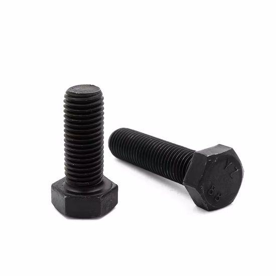 Carbon Steel Grade 4.8 8.8 10.9 12.9 Half Thread Full Thread Hex Head Bolts Manufacturer