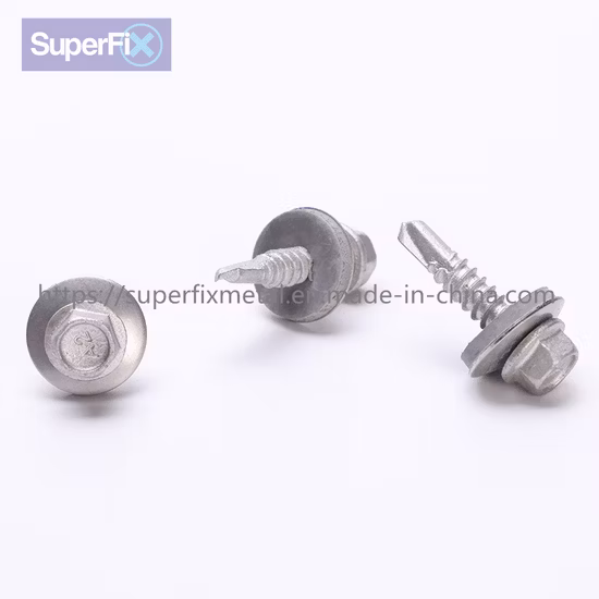 Vite esagonale bimetallica autofilettante in acciaio inox A2+420/CS