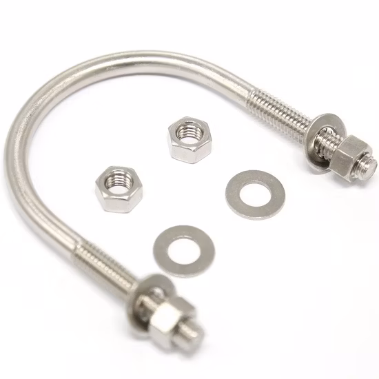 Bullone esagonale super duplex Hastelloy in acciaio inossidabile SS304 SS316L 309S 310S U Bolt 1.4529 904L 254smo Bullone a spalla Inconel Incoloy Monel Prigioniero Made in China