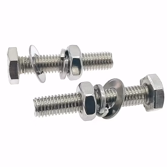 Vite/bullone in acciaio inossidabile SS304 SS316 Filettatura completa DIN933/vite esagonale A2 A4/vite esagonale A2-70